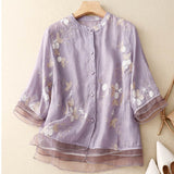 ELOISE™ | BLUSA FLORAL EM TECIDO LEVE