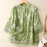 ELOISE™ | BLUSA FLORAL EM TECIDO LEVE