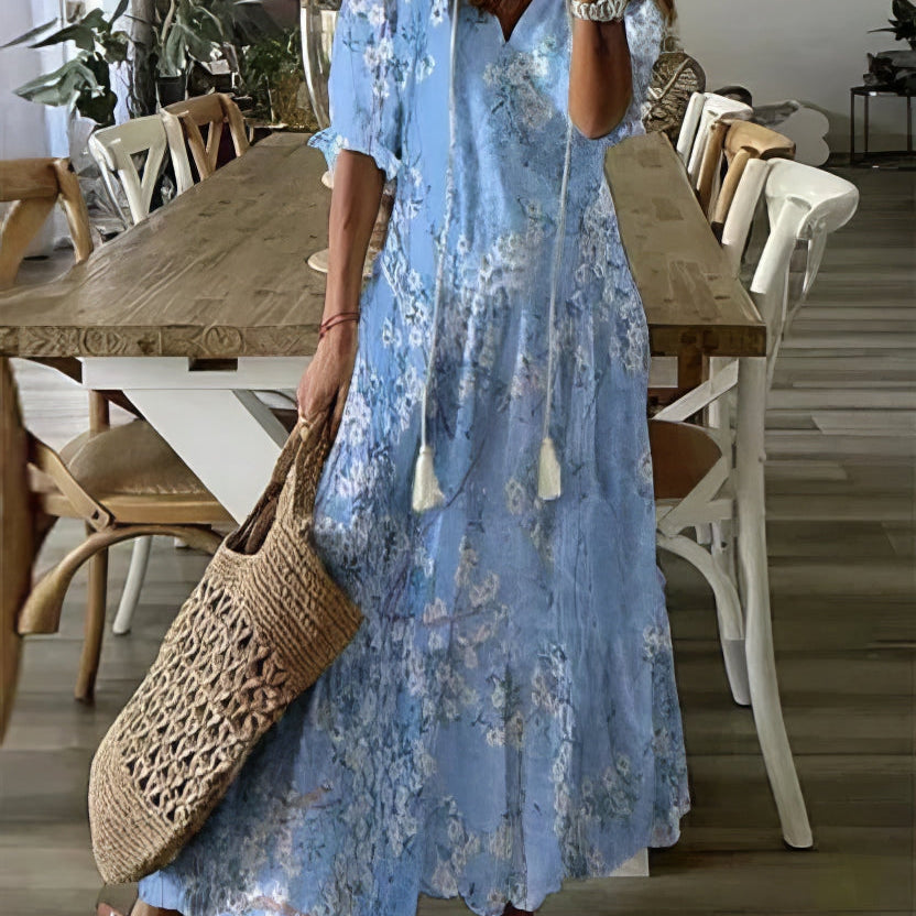 Diana™ - Vestido Bohemian com Cobertura Abdômen